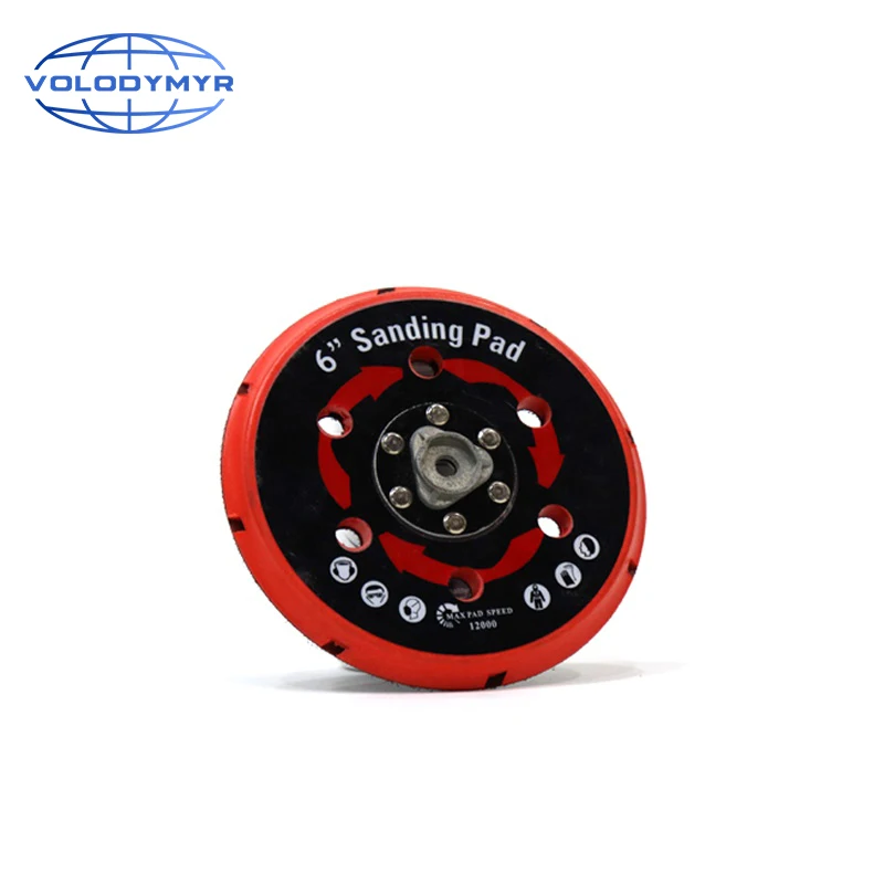 Backing Plate Dual Action Polisher DA Polishing Machine Backing Plate Back Holder 5 Inch 125mm 6 Inch 150mm er Car