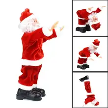 Электрический Санта Клаус сальто ручной трюк игрушка электрический Санта Клаус кукла для детей Рождественский подарок украшение