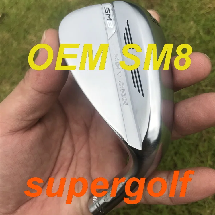 OEM quality golf wedges best SM8 wedges silver colors 50 52 54 56 58 60 with dynamic gold S300 steel shaft 3pcs golf clubs