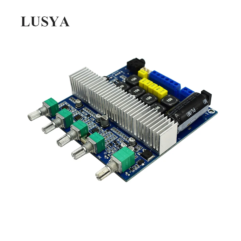 Плата усилителя звука Lusya TPA3116 2 1 для дома 2x50 Вт + 100 цифровая плата динамик DC24v I3-005 |