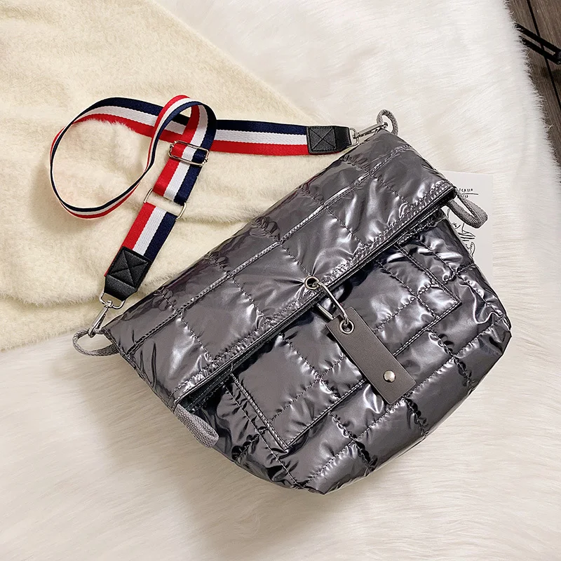 Зимняя новая космическая сумка тюк Женская Повседневная Хлопковая Сумка тоут с