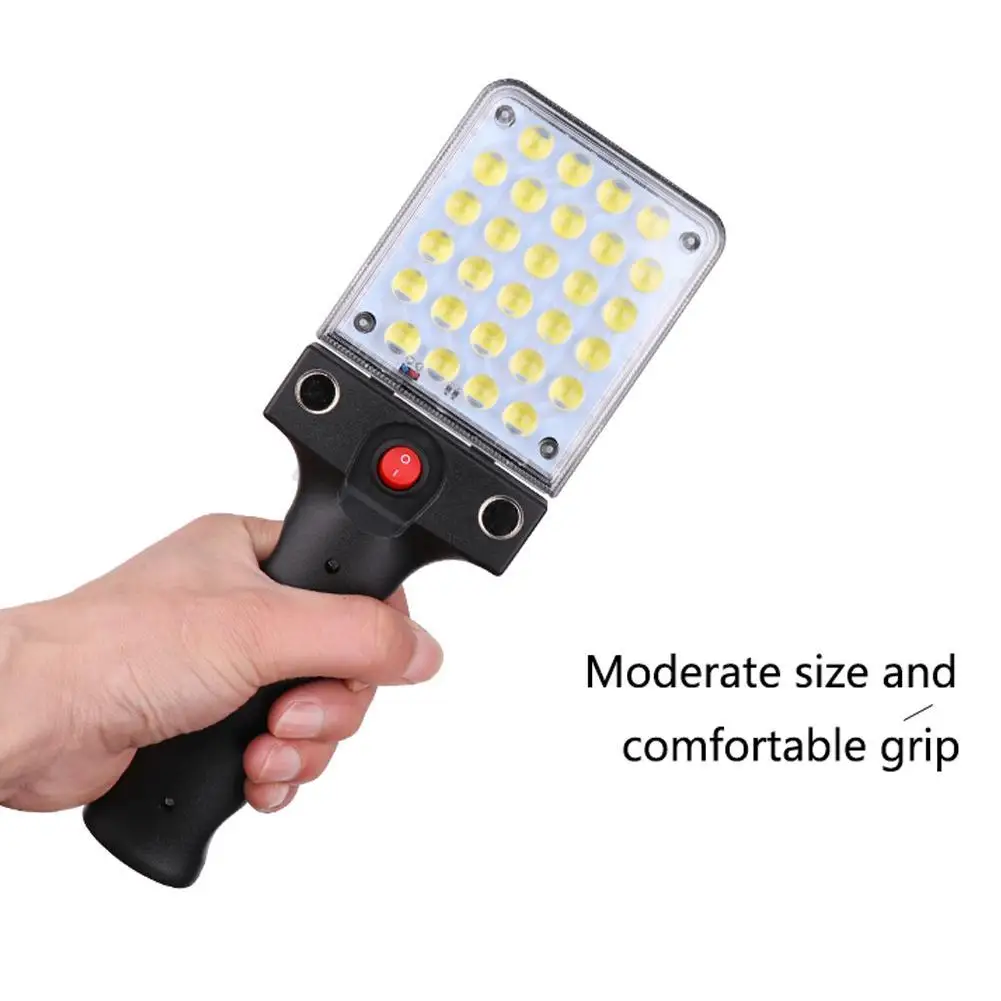 USB Rechargeable Built In Battery Portable Flashlight LED Torch Work Light Combo Beam For Driving Offroad Camping