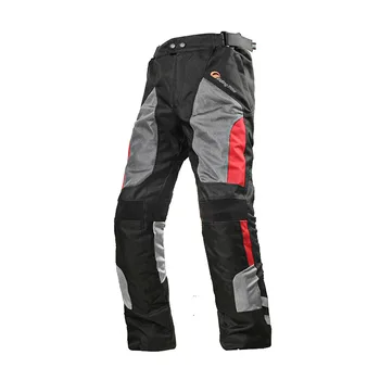 

Men's Motorcycle Pants Summer Winter Full Season Motorcross Riding Protection Anticollision Pants With Protective Kneepads