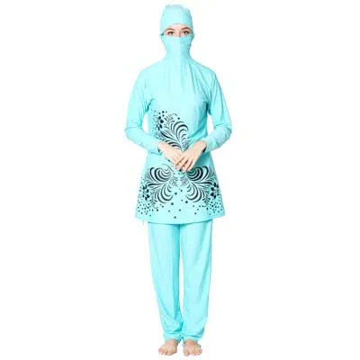 Shehang Для женщин короткий мусульманских исламский, арабский открытый Купальники больших размеров исламическое плавание костюм плюс Размеры мусульманских - Цвет: 19