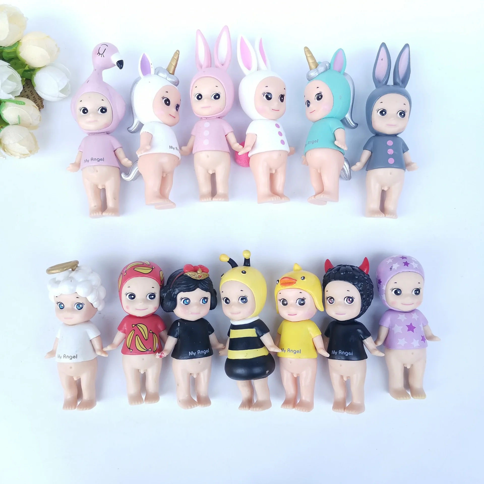 5 шт./лот Ангел принцесса экшн-Фигурки игрушки милые Мультяшные фигурки для