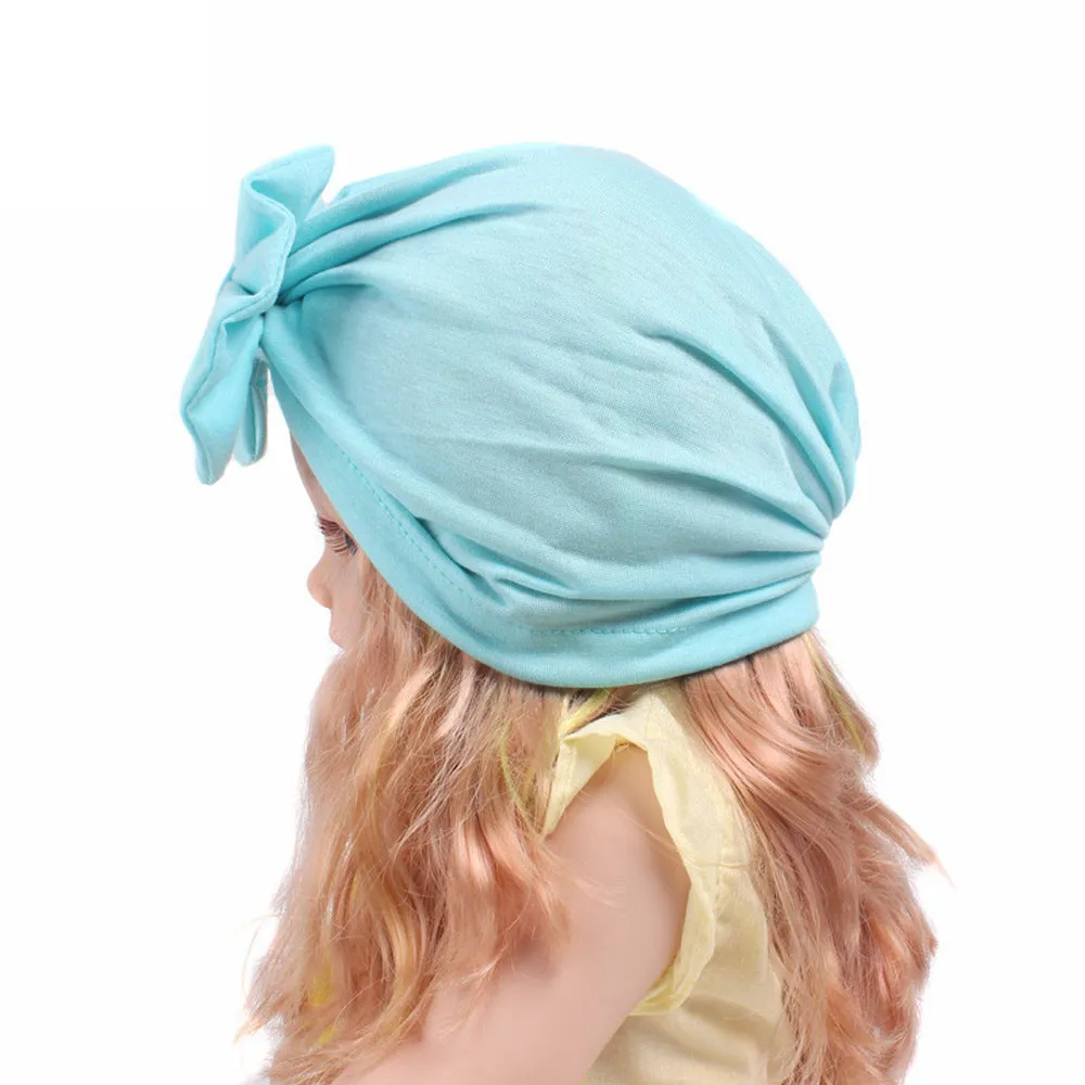  spring Toddler infant Kids hat children Baby big butterfly hat bow tie hat cap beanie for girls Butterfly Knot