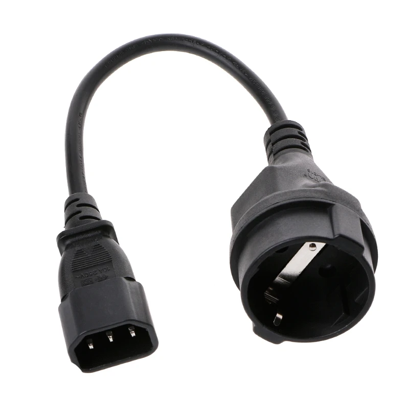 PDU силовой провод IEC 320 C14 Европейская Женская розетка Schuko адаптер удлинитель