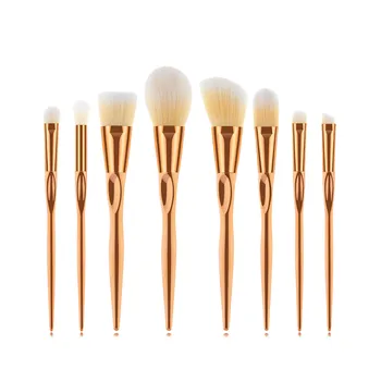 

8PCS Makeup Brushes Set new design For Eyebrow Eyeshadow Foundation Concealer Contour Powder Face Brush T08082