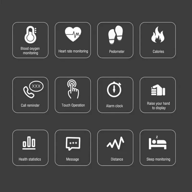 Multifunction Heart Rate Blood Pressure IP68 Anti-watercolor Screen Smart Wristband Multi-function Steel Belt Smart Wristband