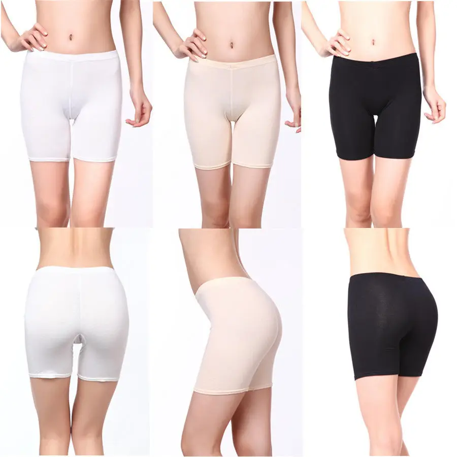 Women Skirt Shorts Boxer Panties Girls Safety Briefs Boyshort Underpants Tights Slim Lingeries Short Pants Ultra-thin Summer
