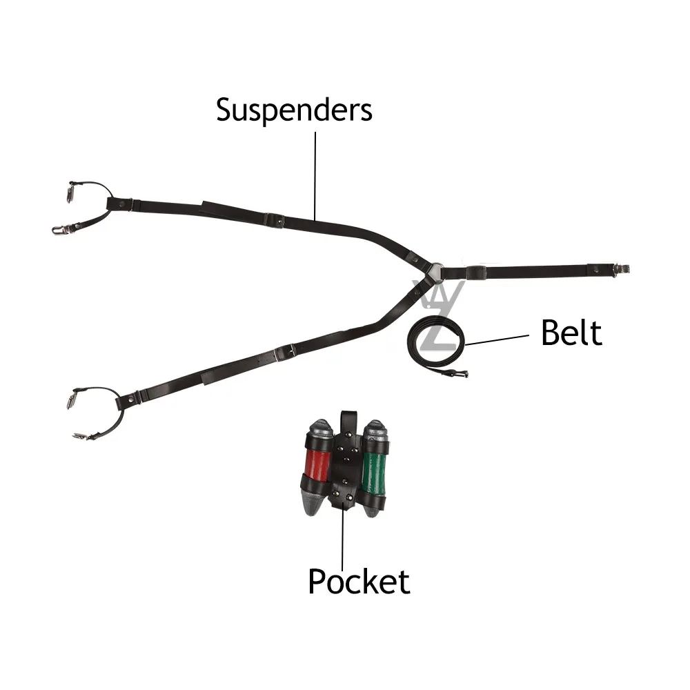 belt set Сексуальная игра мини-юбка для девочек тифа Косплей Костюм последняя фантазия VII тифа Локхарт костюм черная кожаная юбка Хэллоуин - Цвет: belt set