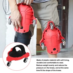 Rolling Knee Protection Pad with Wheel Built in Foam Padded Laying Platform Universal Wheel Kneeling Pad
