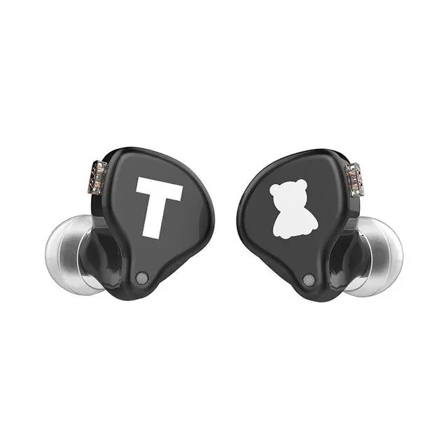 Черный TFZ S2 PRO Наушники 3,5 мм линейный тип 0,78 мм Pin HiFi музыкальное контролирующее устройство Студия DJ стерео MP3 наушники - Цвет: Черный