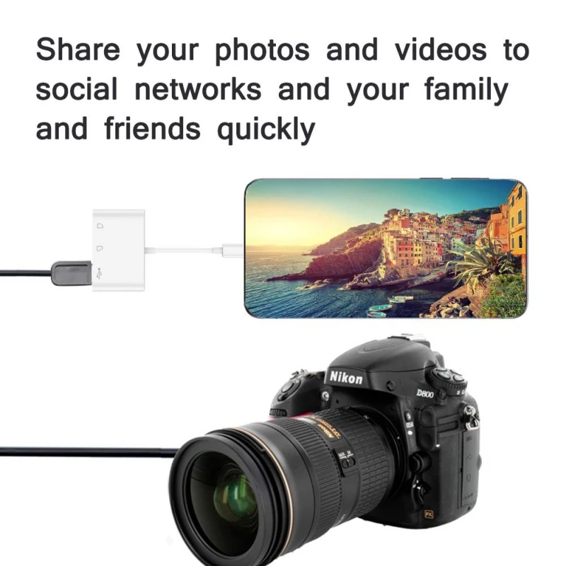 3-в-1 USB-C устройство для чтения карт USB адаптер многофункциональный чехол для телефона для ноутбука Компьютерные аксессуары для TF защищенная цифровая карты памяти