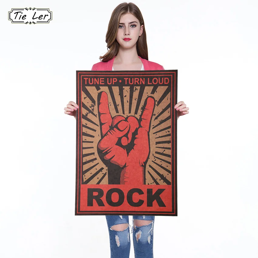 1 шт. Наклейка на стену с надписью Keep Rock and Roll Классическая ностальгия