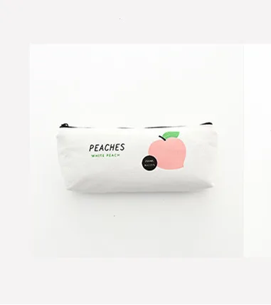 1 шт. рулон карандашей сумка фрукты персик пенал для девочек канцелярские принадлежности рулон карандашей сумка, школьные принадлежности