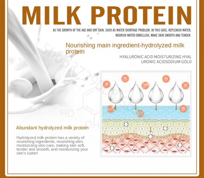 Milk Silky Body Lotion Nourishing Whitening Moisturizing Smoothing Firming Hand Foot Skin Care Body Cream for Dry Skin 250ML