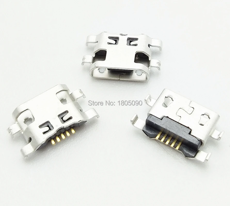 10 шт. разъём Micro USB для зарядки Lenovo A708t S890/Alcatel 7040N HuaWei G7 и других моделей |