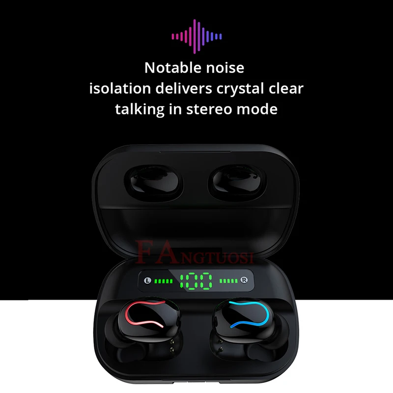 Новые HD беспроводные наушники TWS Bluetooth 5,0, беспроводные наушники Hi-Fi, мини наушники для занятий спортом, бега, Поддержка iOS/Android Новые HD беспроводные наушники TWS Bluetooth 5,0, беспроводные наушники Hi-Fi, мини наушники для занятий спортом, бега, Поддержка iOS/Android