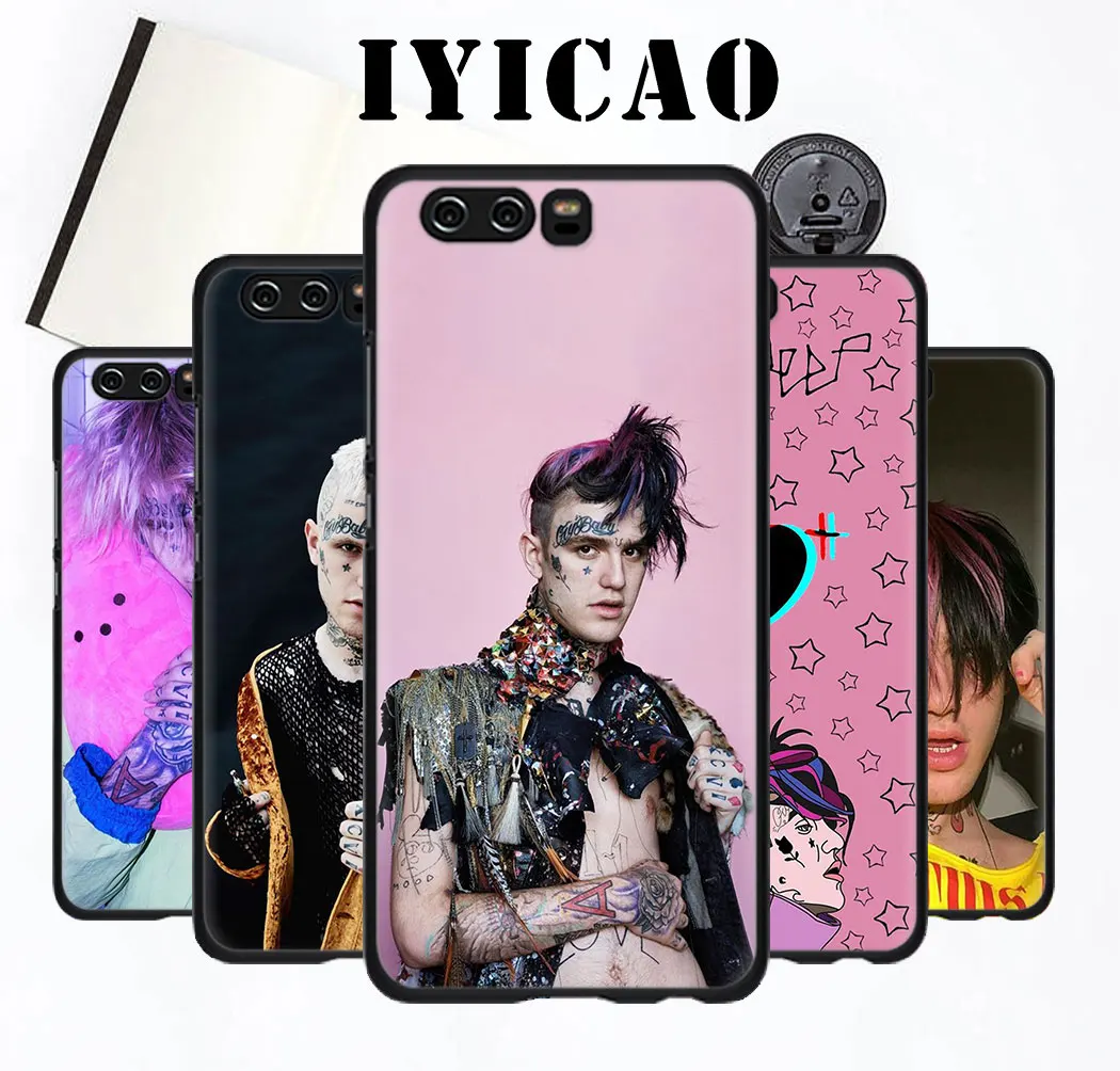 Мягкий чехол для Huawei Mate 10 20 30 Pro Lite Y5 Y6 Y7 Y9 Prime Nova 3i 4 Lil Peep Rapper boy с татуировкой |