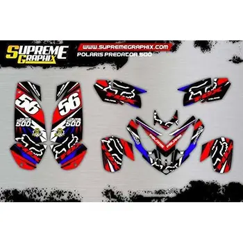 

Kit Adhesivos Polaris PREDATOSR 500 Stickers ADEVISY