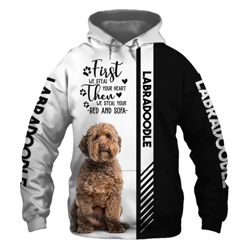 

Animal Labradoodle Dog 3D Printed Unisex Deluxe Hoodie Men/Women Sweatshirt Streetwear Zip Pullover Casual Jacket Tracksuit