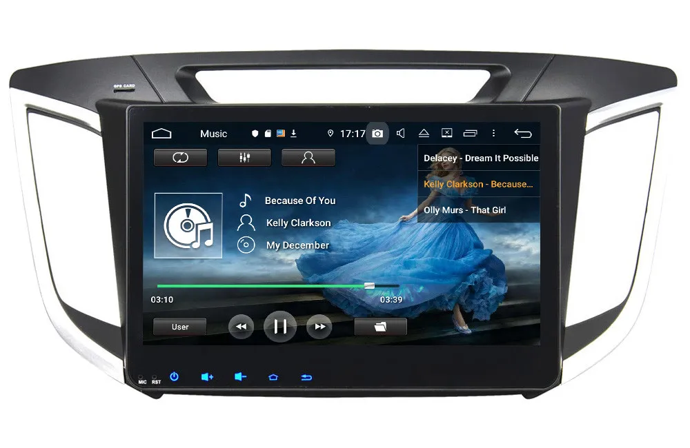 Klyde 10," ips Android 9,0 Восьмиядерный 4 Гб ОЗУ 64 Гб ПЗУ DSP BT автомобильный dvd-плеер Стерео gps ГЛОНАСС для hyundai Creta IX25