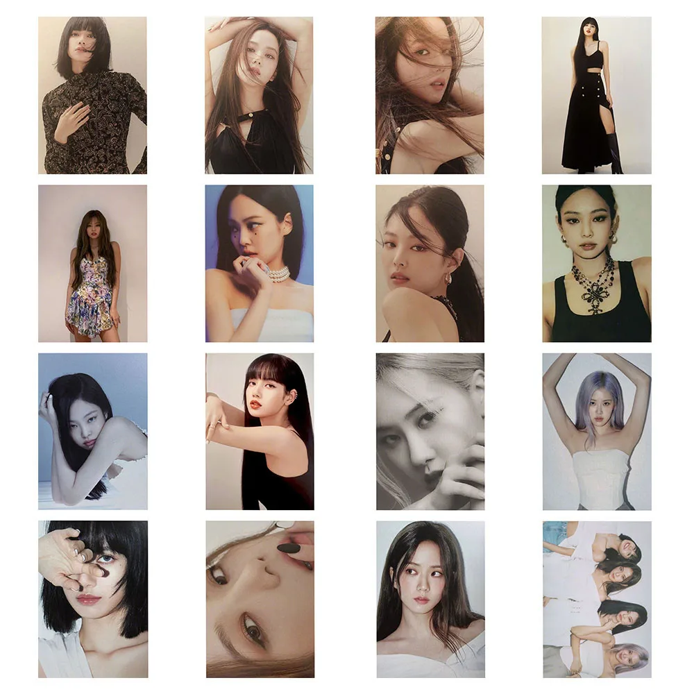 

BP Lovesick Girls Card BLINK LOMO Card The Album Randomly Cards Photo Cards Post Cards JISOO LISA ROSE JENNIE Fans Collection