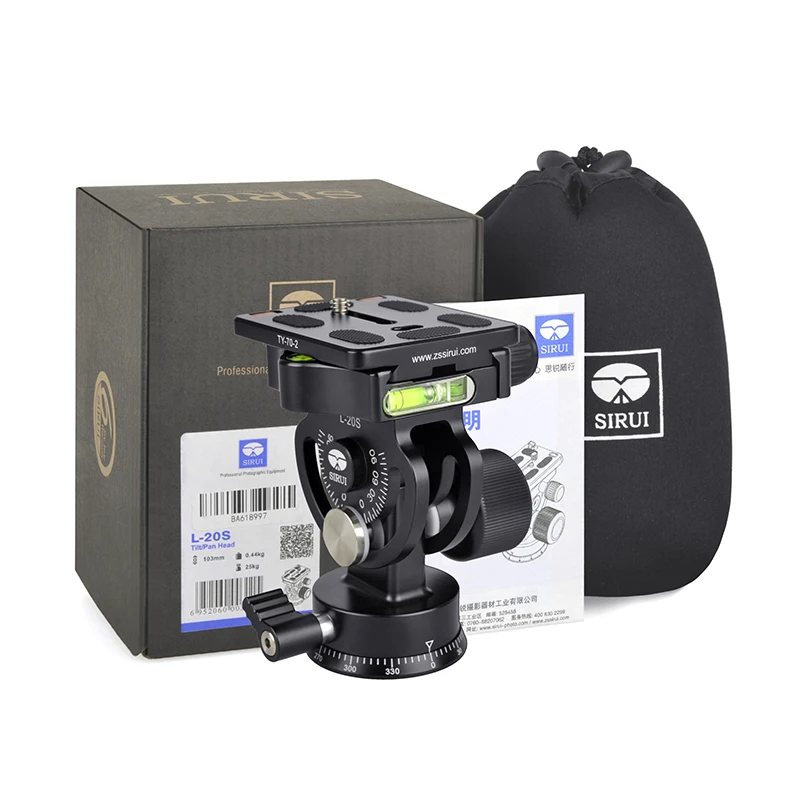 Sirui L-20S 2-Way Pan Tilt Head camera pan tilt head