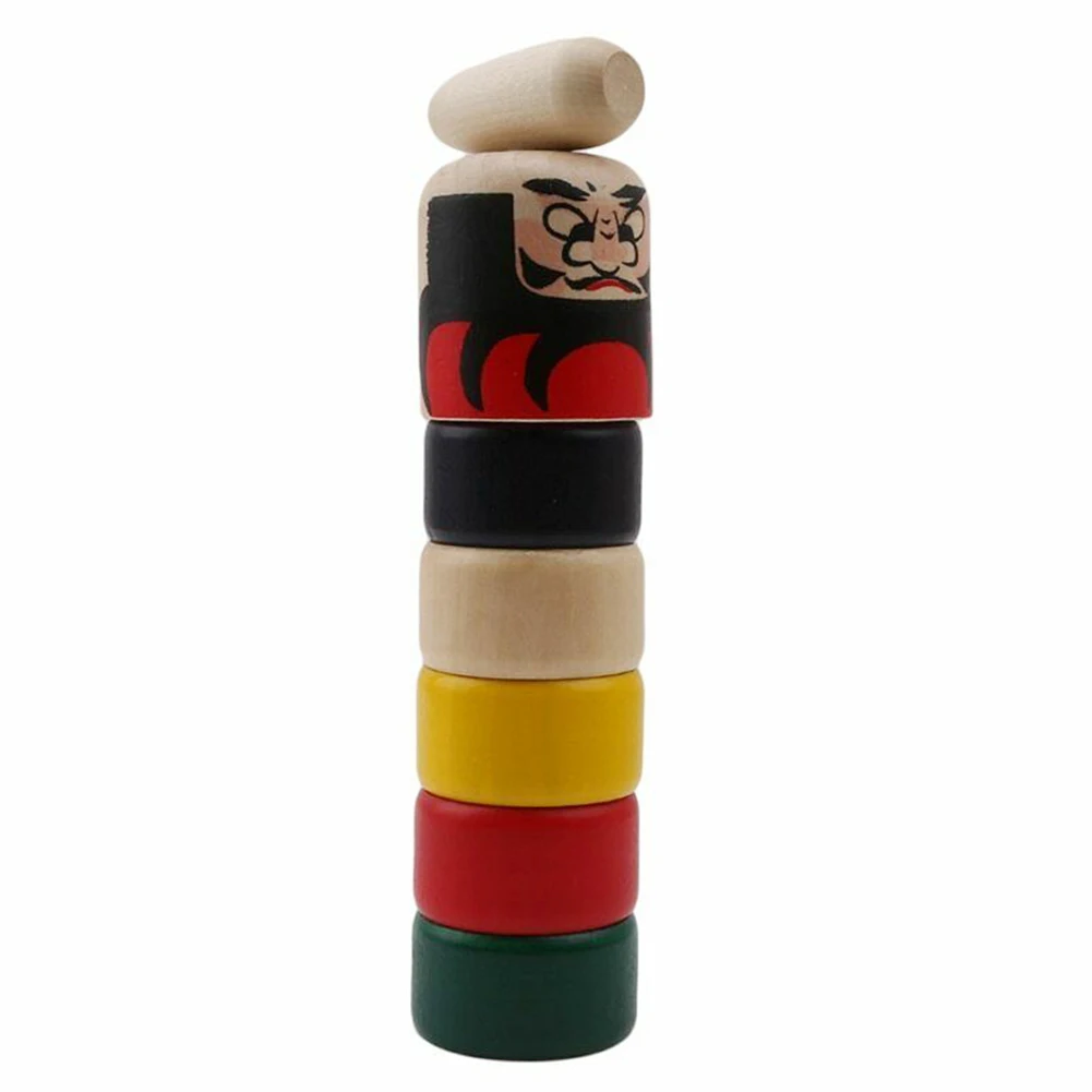 Забавный бесцветный образовательный прочный кран Радужная башня сложенный декор Хэллоуин Дети Волшебная деревянная игрушечная бутафория трюки подарки