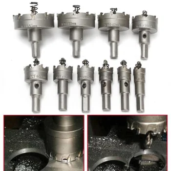 

Alloy Metal Alloy Drill Drill Bit Holes Carbide Tip Stainless Steel Hole Saw Set Power Tools Durable Portable Practical