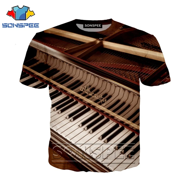 14 Anime 3d print hip hop t shirt Men street Women piano fashion t-shirt rock kid Harajuku top tees Funny shirts homme tshirt A56 - Цвет: 14