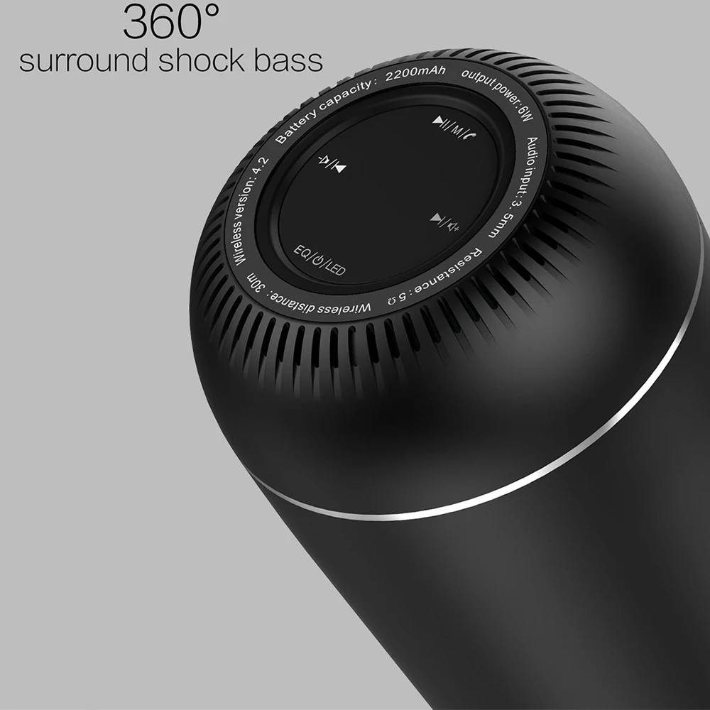 Y5-TWS Bluetooth динамик беспроводной открытый портативный Bluetooth 5,0 Hi-Fi бас встроенный Hd микрофон Bluetooth мини-динамик Новинка