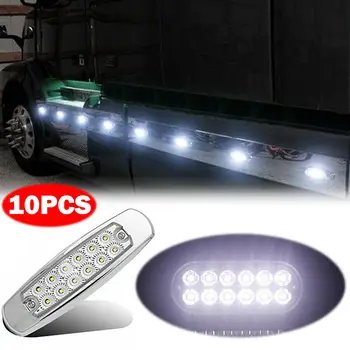 

For Peterbilt Side Marker Lights 160mm X 45mm X 10mm DC 12-24V Rear Lights