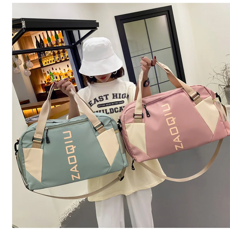 Dry Wet Gym Bag Yoga Mat Sports Bag Handbags Outdoor Sport Shoulder Travel Women Men Fitness Training Bag With Shoes Pocket X55A