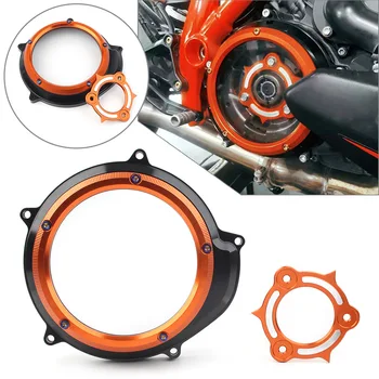 

Motorcycle Clear Engine Clutch Cover with Bolts CNC Aluminum For KTM 1190 1050 1290 1090 Adventure