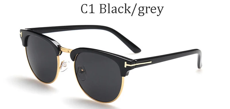James Bond мужские солнцезащитные очки Брендовые дизайнерские женские солнцезащитные очки супер звезды солнцезащитные очки как у знаменитостей вождения темные очки Tom для мужчин UV - Цвет линз: 8105 C1
