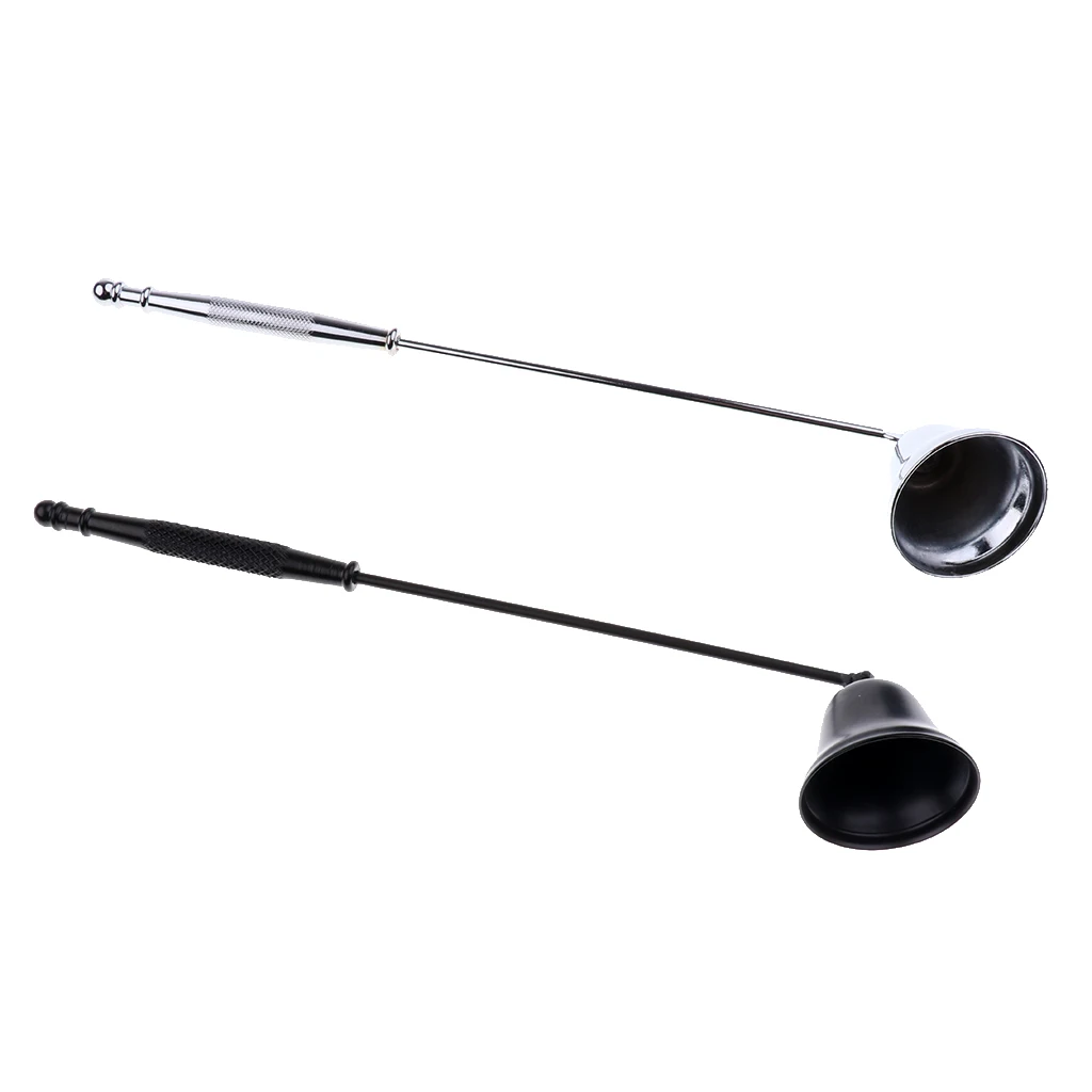 Stainless Steel Candle Snuffer Long Handle Bell Shaped Candles Accessories Candles Accessories Tools