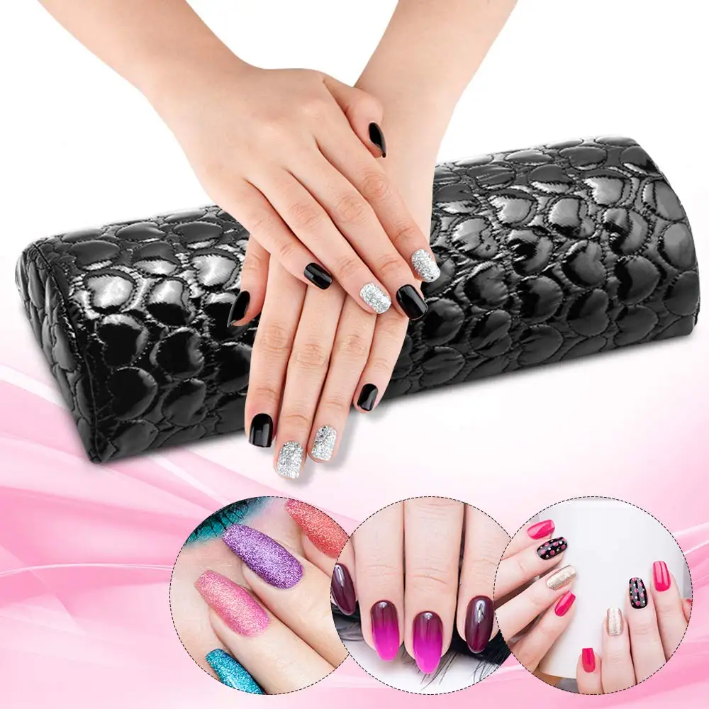 1pc Nail Art Pillow for Manicure Hand Arm Rest Pillow Cushion Leather