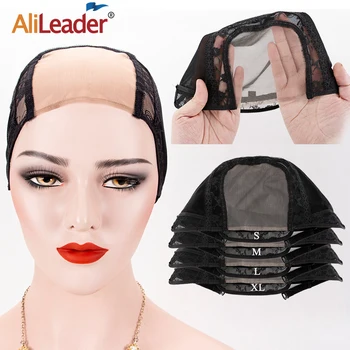 

Alileader Fashion Lace Wig Cap Swiss Hair Weave Net Cap Lace Front Wig Cap High Elasticity Hairnets Adjust Size Weave Caps Soft
