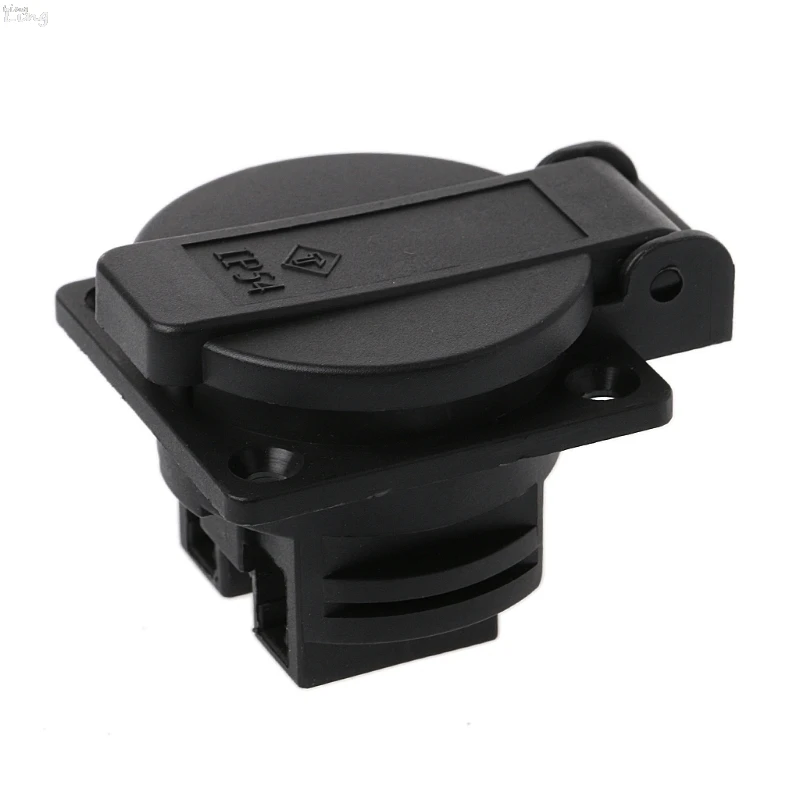 

AC 250V 16A German Standard Power Outlet Single Plug Waterproof Wall Socket