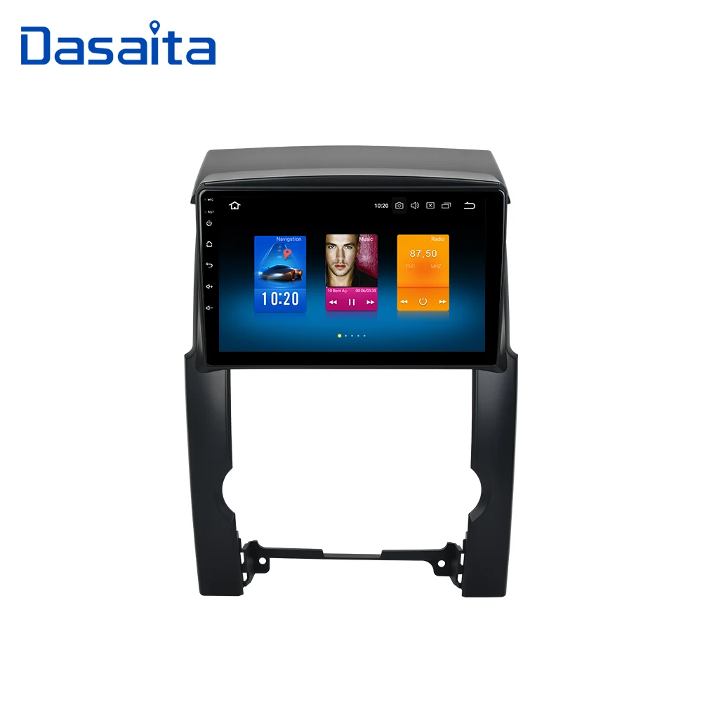 Dasaita автомобиль радио gps Android 9,0 для Kia Sorento 2009 2010 2011 2012 2013 головное устройство " ips Сенсорный экран 1din MP3 полный RCA Выход