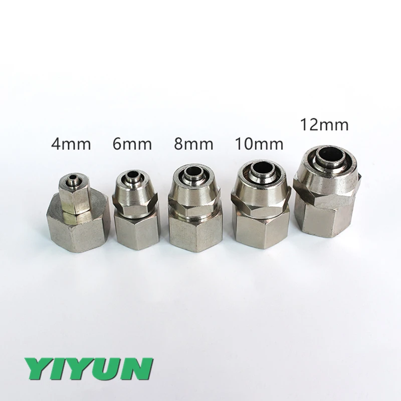 Латунная внутренняя резьба прямой через замок женский быстроповоротный шарнир