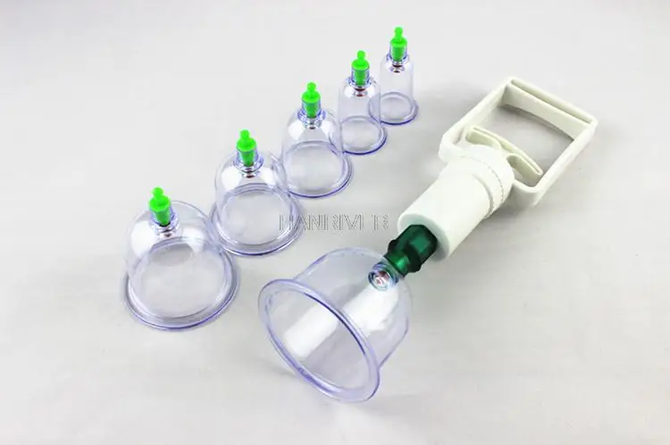 HANRIVER 6 vacuum cupping meridian massage cupping device, massager massager health and beauty hot selling 4