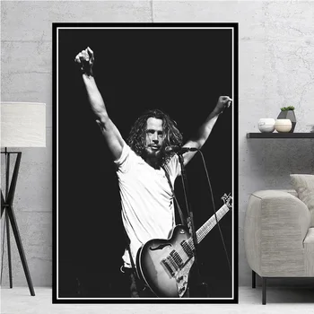 Vocal and Guitarist Chris Cornell Pictures Printed on Canvas 2