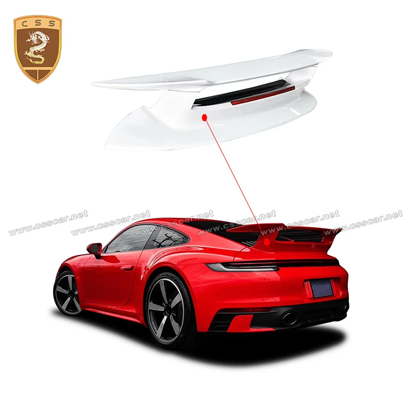 

Новинка, модное украшение для автомобильного заднего крыла из стекловолокна с отделкой из углеродного волокна 992