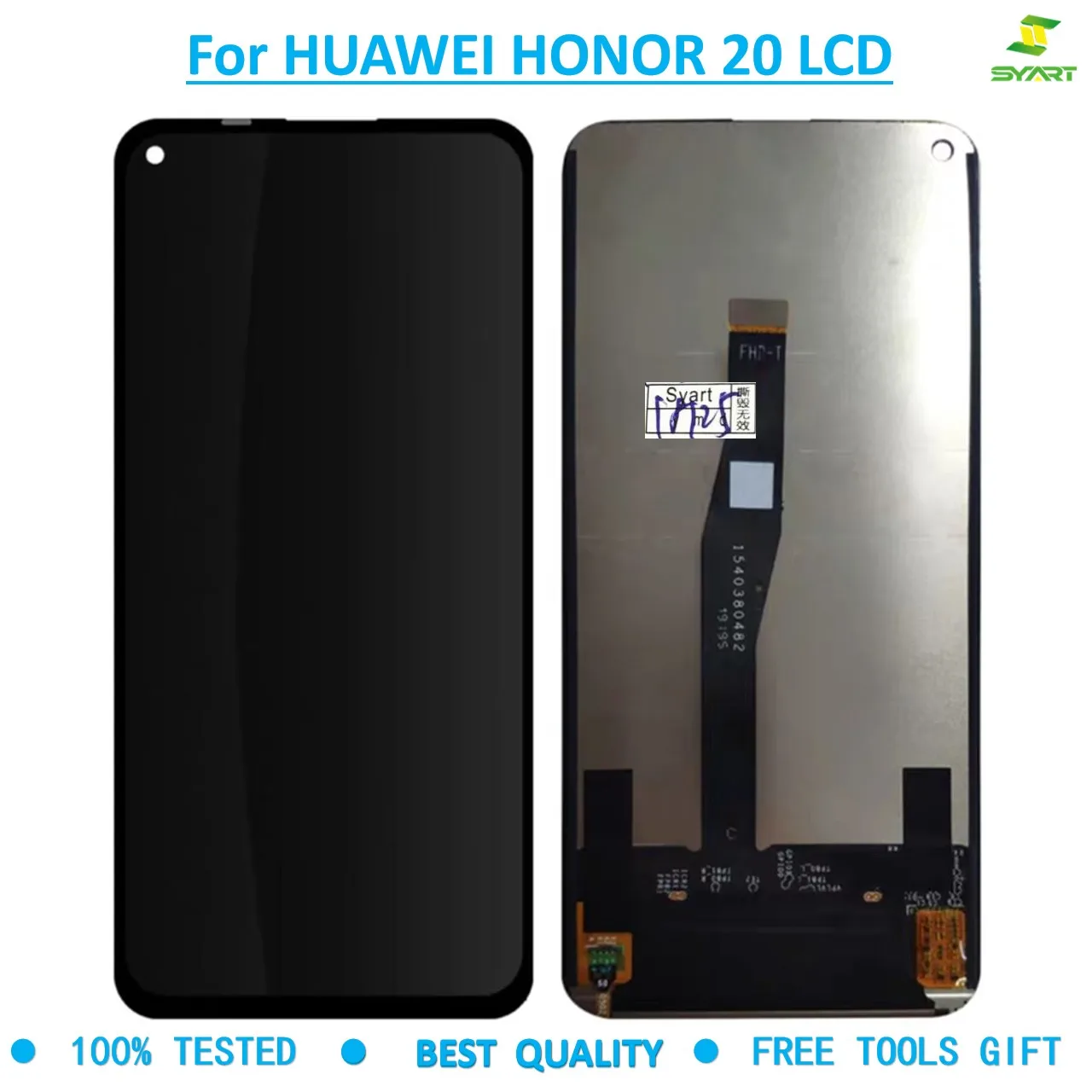 6,2" для huawei honor 20 lcd телефон Sonior Сенсорная панель экран+ рамка для honor 20 ЖК дигитайзер сборка запасные части