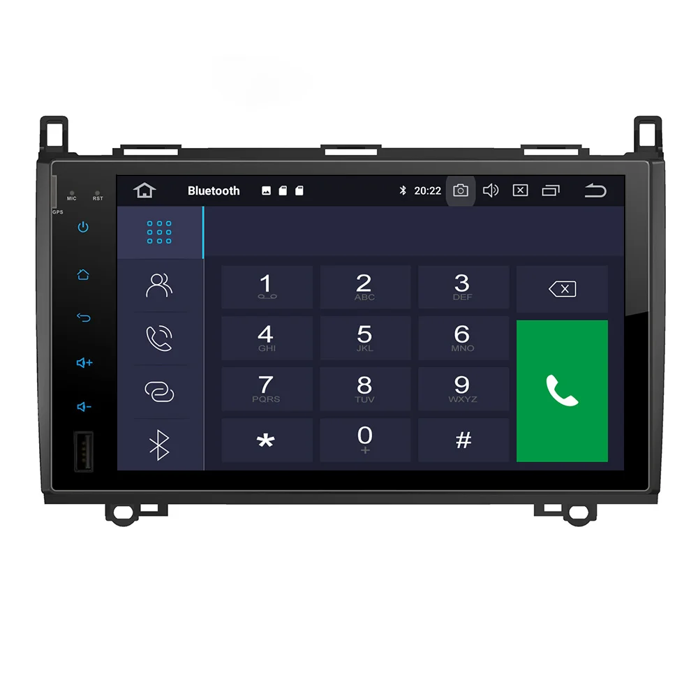 Ips экран Android 9 2 DIN Автомобильный gps-навигация, dvd-плеер радио для Benz Sprinte B200 Vito Viano W46 воспроизводительный мультимедийный радиоприемник