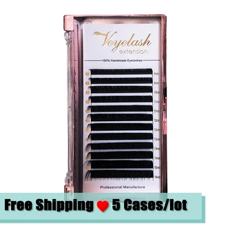 

Viplash 5 Cases/Lot 0.03 to 0.25mm Individual Eyelash Extensions For Hybrid Russian Volume Eyelashes With Stable Lasting Curls