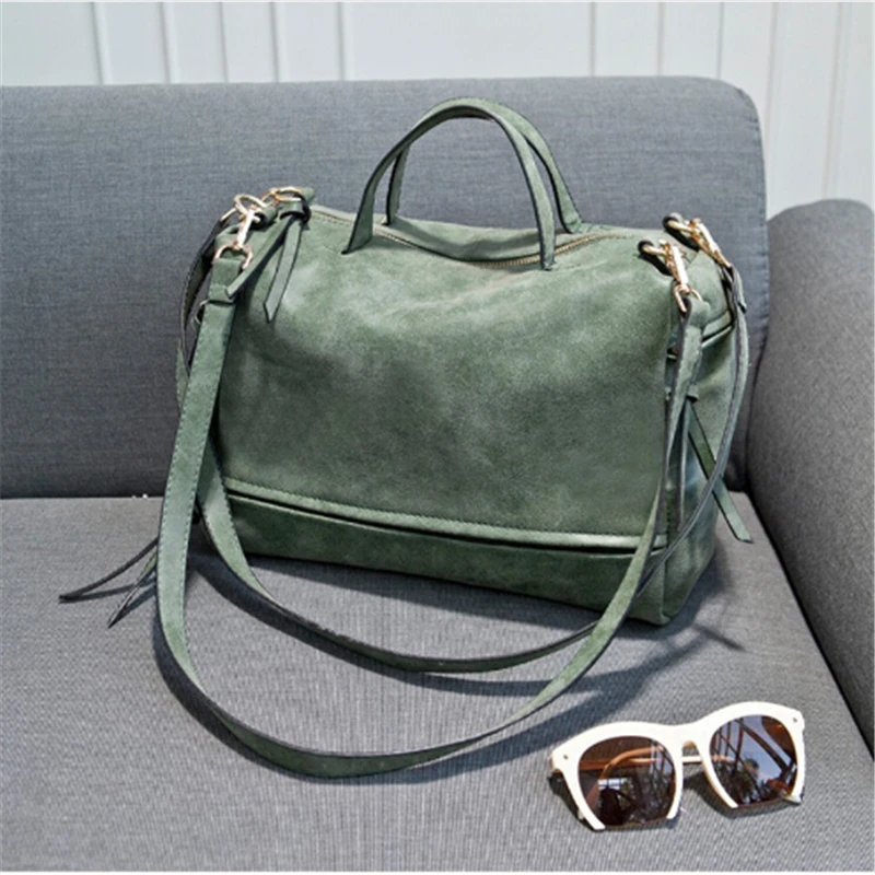 DIDA BEAR, женская сумка из искусственной кожи, сумка-тоут, Ретро стиль, на плечо, сумка-мессенджер, сумка для покупок, зеленая, серая, синяя, красная, женская сумка
